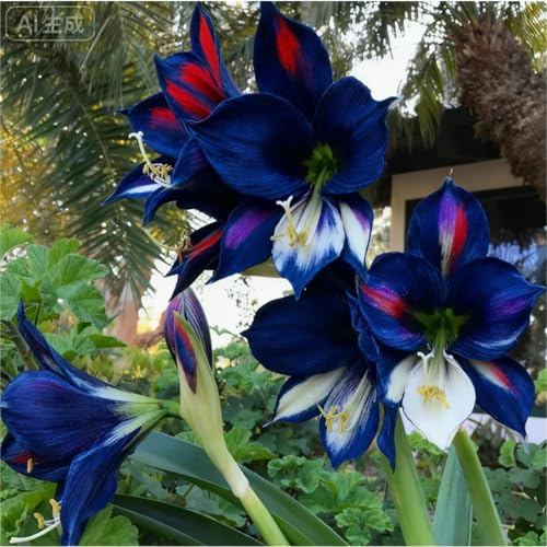 Amaryllis Bulbi，Piantagione a sorpresa ，Raro Rizoma Di,Perenne resistente， Grande Formato, Perfetta Idea Regalo, Facile Da Pulire，Crescita rapida-2 bulbo-g