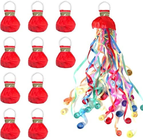 Hand Throw Confetti Poppers 30 Pcs Hand Throw Streamers No Mess Confetti Magic Paper Cracker For Celebration Birthday Engagement Wedding Graduation Party