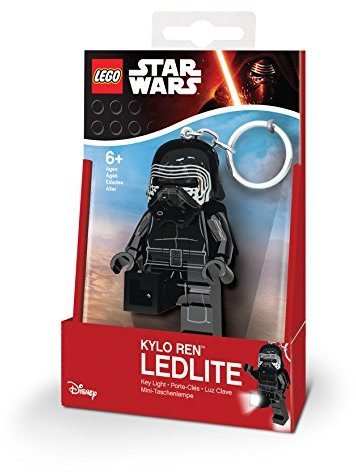 LEGO 31254 Star Wars Kylo Ren Mini Torch and Keyring with LEDs, 7.6 cm