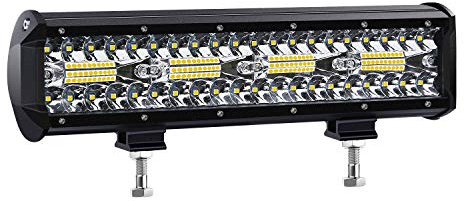 Kraumi LED Arbeitsscheinwerfer 12 Zoll 240W Cree LED Zusatzscheinwerfer 23,000lm Led Scheinwerfer 12V Auto Scheinwerfer Offroad Flutlicht Wasserdicht IP68 Arbeitslicht