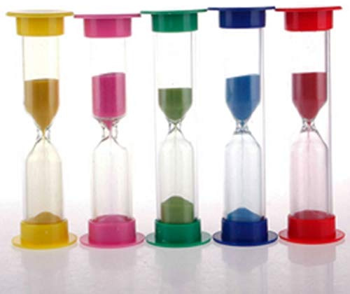 EliteKoopers Random Color 3 Minute Sand Egg Timer Teaching Games Teeth Brushing Timing Hourglass