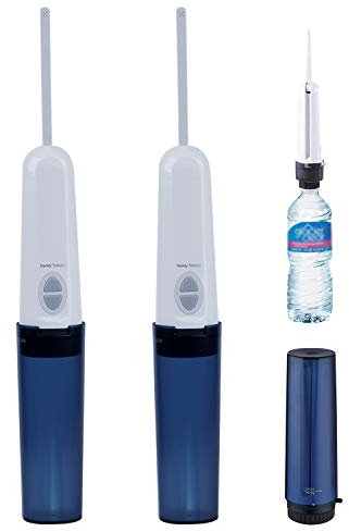 Hibbent 2 Pack Portable Bidet for Travel, High Pressure Handheld Electric Bidet Sprayer for Women & Men, Personal Hygiene Cleaning, Soothing Postpartum Care, Blue