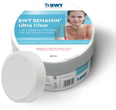BWT Benamin Ultra Clear Poolpflege Tablette, 1er Packung