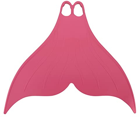 FINS Mermaid Swim Monofin for Snorkeling Diving Swimming Flippers Adult Men Womens (Medium, Pink)