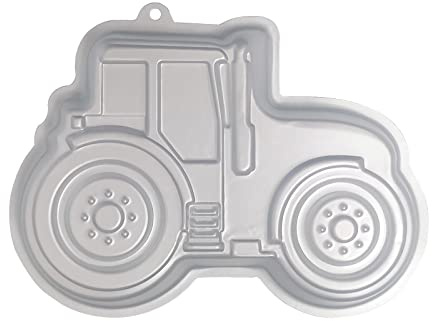 kefyixc Tractor Shape CakeTin ，Cake Pan ，Aluminum Cake Mould for Birthday, Party and Other Occasions Cakes (Tractor)