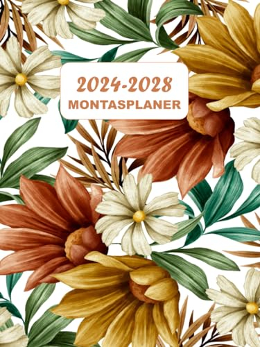 5 Jahreskalender 2024-2028: 60-Monats-Kalender von Januar 2024 bis Dezember 2028, Terminplaner, To-Do-List, Zielen und Notizen, 5 Jahres Monatsplaner, Großes Format