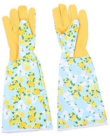 BESPORTBLE 1 Paar Bedruckte Gartenhandschuhe Fäustlinge Arbeitshandschuhe Handschutz Outdoor-schnitthandschuhe Schnittschutzhandschuh Für Arbeiter Mann Polyester Schutzausrüstung Lange Ärmel