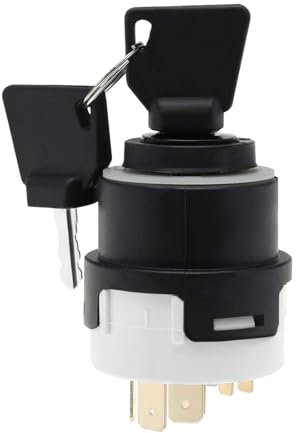 Interruttore Di Accensione, Blocchetto Di Accensione 12/24V Di Avviamento A Incandescenza Per Agricole Macchine Edili Set Di Chiavi Adatto Per Deutz DX 07 Same Case Zettelmeyer Schaeff
