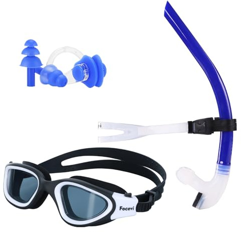 Focevi Snorkel de Natacion Frontal,Tubo de natación Central para Piscina