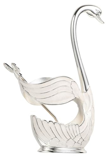 COLLBATH Einzigartiges Design in Schwanenform 1 Set Obstlöffel-set Aus Zinklegierung Stilvoll Zum Servieren Von Kaffee Und Desserts