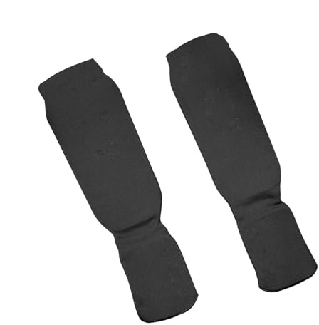 Parastinchi per Muay Thai, Kickboxing Calze Elastiche Imbottite, Parastinchi, Attrezzature per Uomo e Donna in Allenamento Protezione Tibia Kickboxing