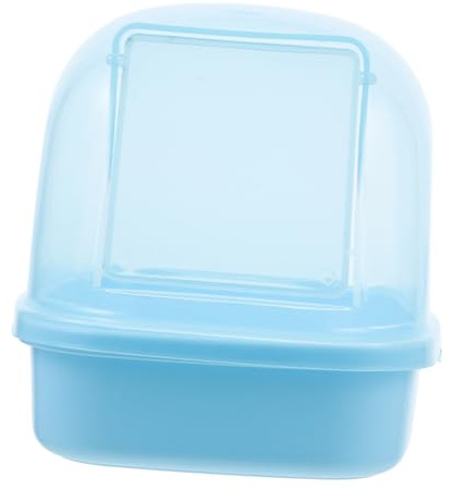 TOYANDONA Vasca per Criceti in Plastica ABS Bagnetto per Piccoli Animali Domestici Accessori per Gabbie Doppia Funzione Bagno e Sauna per Criceti e Cincillà