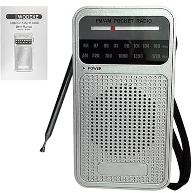 Shortwave AM FM Radio Portable | Petites Radio A Pile Survie | Livré avec Prise Casque | Puce De Traitement Numérique Professionnelle | Qualité Sonore Claire | Fournitures d'urgence