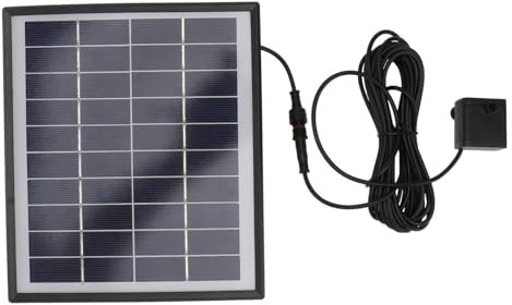 HEMOTON 5w Solar-gartenbrunnen Mit Schwimmender Pumpe Solarwasserpumpe Für Vogelbadbrunnenpumpe Gartenwasserpumpe Solarbrunnenpumpe Leistung Mit Wasserfällenfunktion