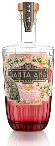 Santa Ana Pomelo Gin 70cl (40% ABV) - Premium London Dry Gin with Citrus Notes, Philippine Pomelo & 16 Botanicals | Distilled in France using Perfumery-Inspired Techniques| Ideal for Cocktails & Gift