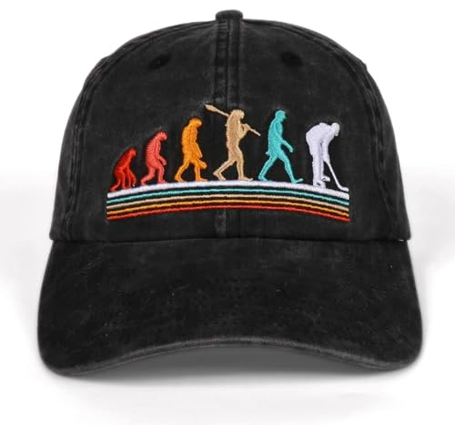 InnoBeta Hockey Gifts for Boys 8-12 Cap, Funny Adjustable Embroidered Hat Hockey Gifts for Men - Develope