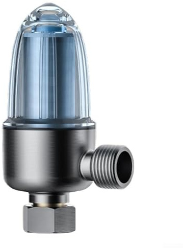 Pre Filter For Water Heater, Built-in Indicator Light For Bathroom Anti Scaling Showerhead Accessories, Used In Kitchen And Bathroom(Gray（1019-1）)