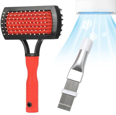 Brosse de Nettoyage pour Bobines de Climatisation - Outil pour Condenseur | Nettoyant pour Serpentin De Climatiseur,pour Systèmes Split Mini Maison Ventilation Voiture