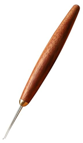 BUGUUYO Compact Fishing Hook Knot Tying Tool Made of Stainless Steel and Blood Sandalwood for Fast Knot Tying and Relief for Your Hands Portable Fishing Accessory
