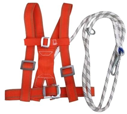 Imbracatura Di Sicurezza A Doppia , Cintura Di Protezione Anticaduta Regolabile Ingranaggio Industriale | Attrezzatura Di Sicurezza Per Tutto Il Corpo In Seta Leggera Ad Alta Resistenza Per Lav