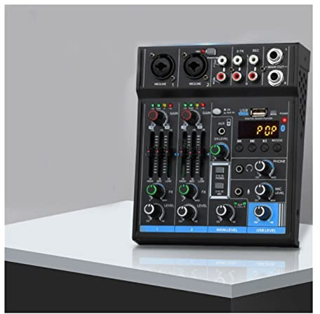 Mixer audio, Scheda digitale professionale for mini mixer con interfaccia USB da studio a 4 canali for la funzione compatibile con di miscelazione portatile
