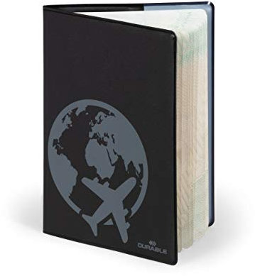 Durable Rfid Reisepasshülle, für deutsche Reisepässe ab 2017, schwarz, 214401