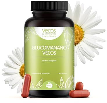 Inhibidor del Apetito y la Ansiedad | Glucomanano | 90 Cápsulas | Ayuda a Mantener los Niveles Normales de Azúcar en Sangre | Efecto Saciante | Complemento Alimenticio