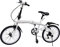 SanBouSi 20 Zoll Klappräder 7 Gang Fahrrad Doppel V Bremse, Kohlenstoffstahl Material Faltrad Klappfahrrad Folding City Bike, Weiß