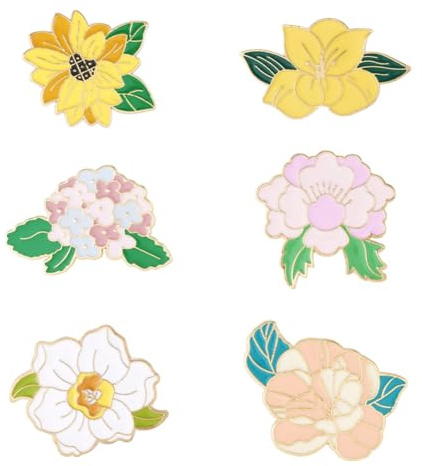Pandahall Lot de broches en alliage émaillé et lapin