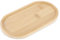 ZEYIYER Small Wood Tray, Acacia Wood Tray 6.6 X 3.4 Inch Natural Wooden Plate, Bathroom Kitchen Platter, Oval Board Charcuterie Plates for Party Dinner Fruits Food Dish Coffee Tea Platter