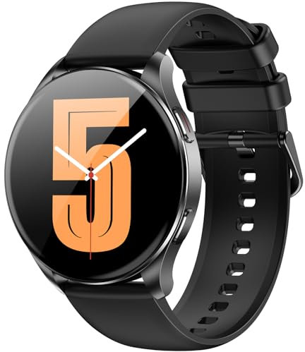 Blackview Smart Watch for Men Women Answer/Make Call, 1.43 AMOLED Ultra-HD Screen Fitness Watch with Heart Rate/Sleep/SpO2/Stress Monitor, 110+Sports IP68 Waterproof Activity Tracker for iOS Android