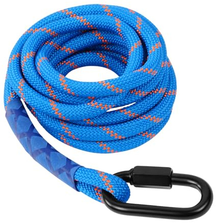 Vicloon Corda per Altalena, 150 cm Corda Altalena con Gancio Resistente, Contiene Fino a 200 kg, Set di Fissaggio per Campeggio All'Aperto, Amaca, Altalene, Blu