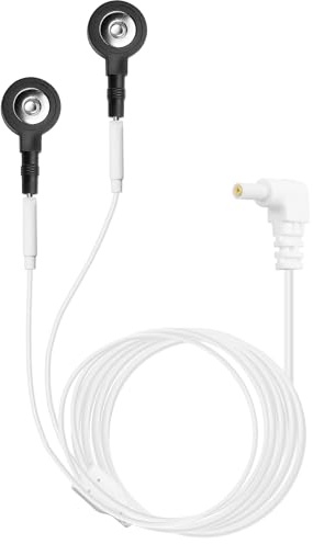 TIENFOKOTA TENS-Gerät Kabel 2,35 mm Stecker und 2 mm Pin Anschlusskabel für TENS/EMS-Geräte (optionales Zubehör: Schnappverbinder) (SNAP, 3,5 mm)