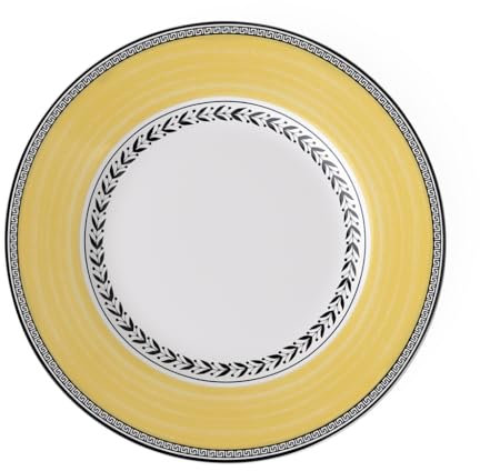 Villeroy & Boch Audun Ferme Piatto da Cucina per Colazione in Porcellana Premium con Gradevole Decorazione Floreale, Lavabile in Lavastoviglie, 22 cm