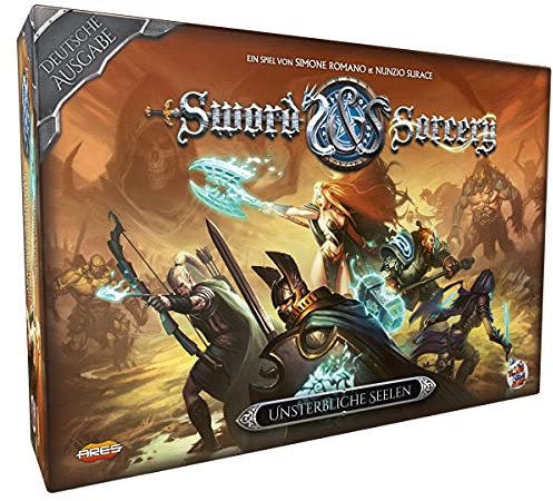 Ares Games, Sword & Sorcery, Grundspiel, Expertenspiel, Dungeon Crawler, 1-5 Spieler, Ab 13+ Jahren, 30+ Minuten, Deutsch