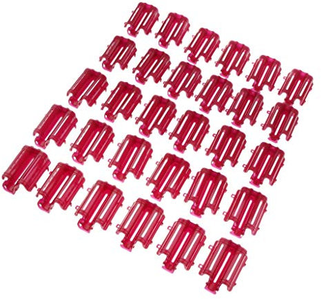 Tubayia 30 Stück Lockenwickler Welle Perm Rod Mais Haarspange Haarwickler DIY Haarstyling Werkzeug