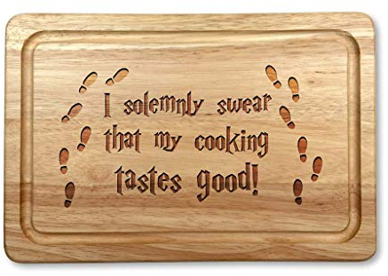 I Solemnly Swear That My Cooking Tastes Good Chopping Board Gift