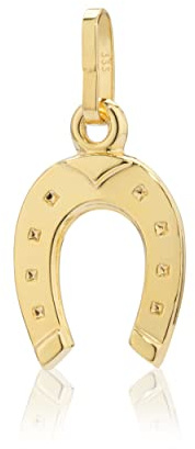 NKlaus Kettenanhänger 333 Gelb Gold 8 Karat, 14,2x9,5mm, 14,2mm, 1 Stück | Gewicht: 0,46g; 4,5x2,3mm