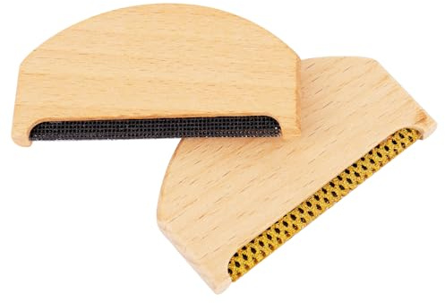 Pettine in cashmere, pettine portatile in cashmere e lana fine, per rimuovere peluria e peluria, strumento per rimuovere pelucchi, abbigliamento, maglia, lana, sciarpe, lana (2 pezzi)