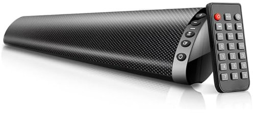 ulafbwur Mini Bluetooth Speaker 5.0 TV Soundbar Home Theater Wall-Mounted Sound Bar Wireless Speakers with Bluetooth