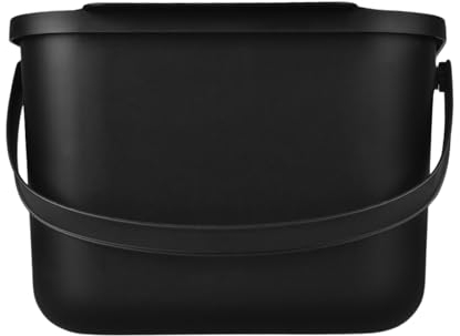 Mini Bini Bio-Waste Bin Composter, 6L Capacity, Black, Ideal for Kitchen or Garden Use