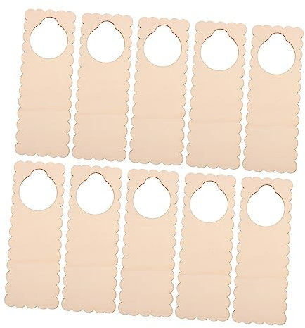 TOKIDNY 10stücke Schild Malen Hängende Tür Kreative Holzplakette Für Dekoration Handgefertigte Doorknob Pendants Für Zuhause Und Geschäfte