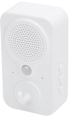 Timbre de Bienvenida con Recordatorio de Voz con Sensor de Movimiento, Fácil Instalación, Detección de Movimiento PIR, Grabable, con Alarma de Aviso de Voz de Bienvenida para