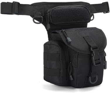 HOUSON Tasca tattica sulla gamba, tasca sulla coscia, borsa militare, marsupio Molle, per escursioni all'aria aperta LP1003