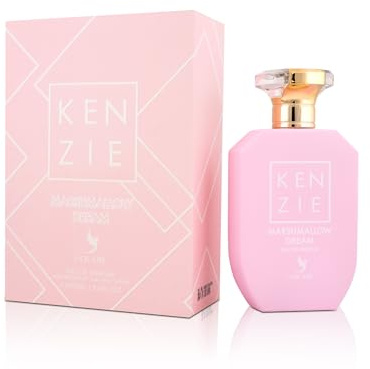 KENZIE Marshmallow Dream par Volare, Eau de Parfum pour Femme, 100 ml, Fragrance Douce et Sucrée aux Notes de Guimauve et Vanille