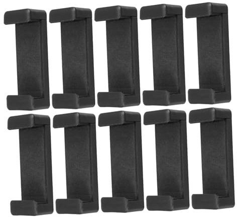 HOMOCONO 10pcs Smartphone Tripod Mount Adapter Phone Clip Holder with Holes for Vlogging Live Streaming and Travel, Compatible with Most Smartphones