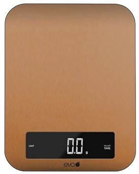 Bilancia da Cucina Digitale, 10kg con 1 gram, Colore Rame