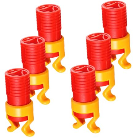 BUGUUYO 6pcs Plastic Screw Clamp Holder Woodworking Tool Efficient Gripper Sleeve for Secure Screw Fixing DIY and Professional Use