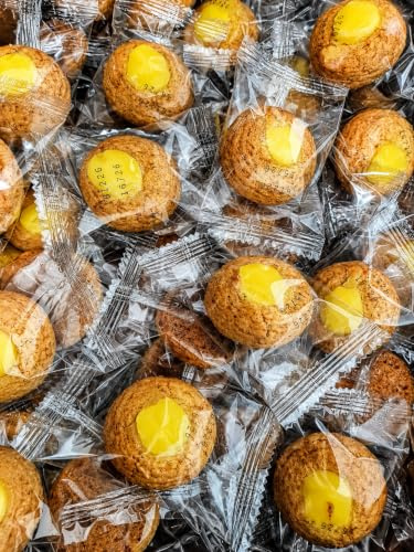 Amaretti Morbidi Monoporzione Con Crema Al Limone Incartati Singolarmente Dolci Artigianali Snack Da Dessert E Fine Pasto Disponibili In Formato 850g E 1,7kg (850gr)