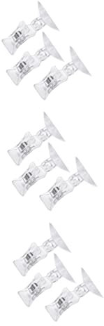 BCOATH 3sets Aquarium Zubehör Algen Cup Clip Fisch Tank Fütterung Werkzeug Natürliche Umwelt 3 Stücke * 3